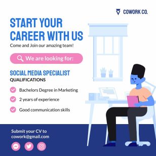 Start your career Instagram Post