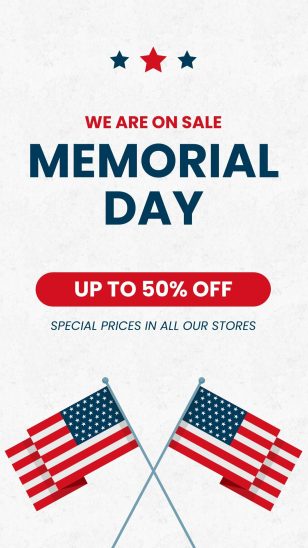 Memorial Day Sale Instagram Story