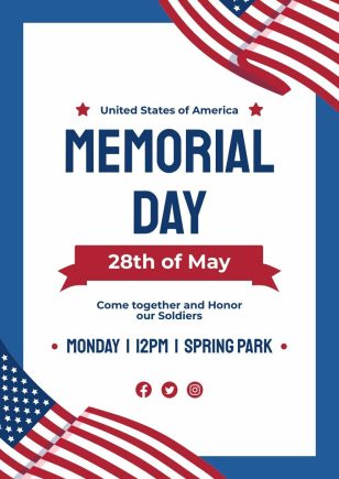 Memorial Day Celebration Poster