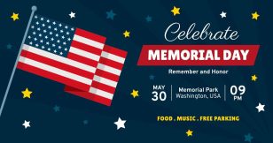 Celebrate Memorial Day Facebook Post