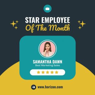 Star Employee of the Month Instagram Post