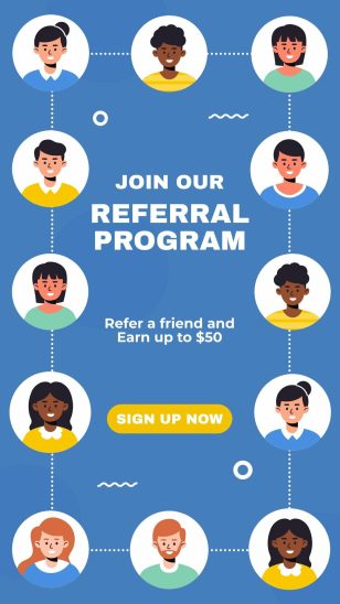 Join Our Referral Program Instagram Story