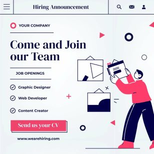 Hiring Announcement Instagram Post