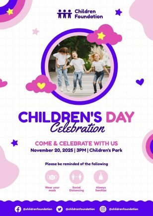 Children's Day Celebration Poster