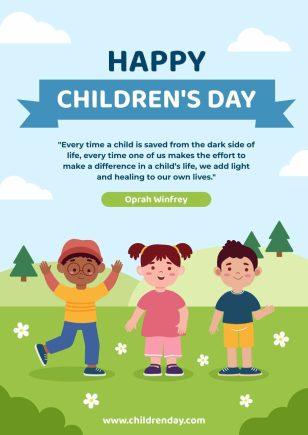 Happy Children's Day Poster