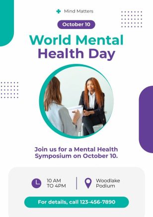 World Mental Health Day Poster