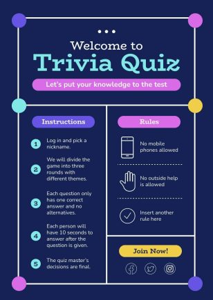 Trivia Quiz Rules