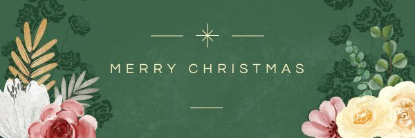 Elegant Christmas Email Banner