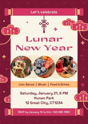 Invitation to Celebrate New Year