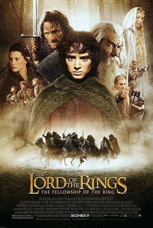 lord of the rings poster, fellowship of the ring, authentieke poster voorbeelden