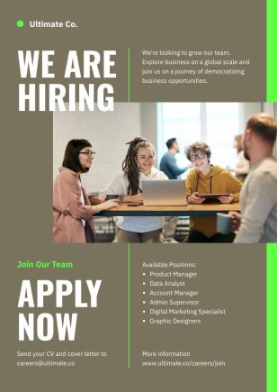 We’re Hiring Poster