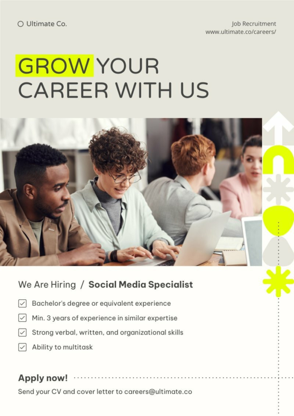 Job Advertisement Poster