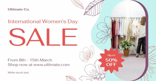 Women’s Day Sale Facebook Post