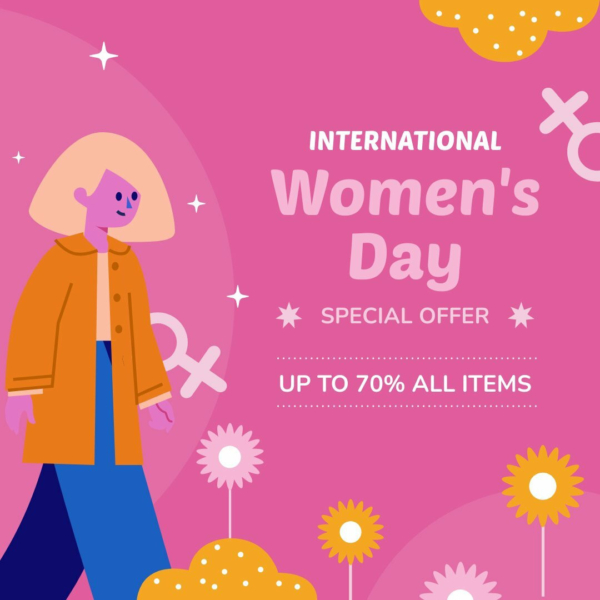 International Women’s Day Sale Instagram Post