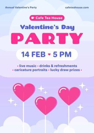 Valentine’s Day Party Flyer