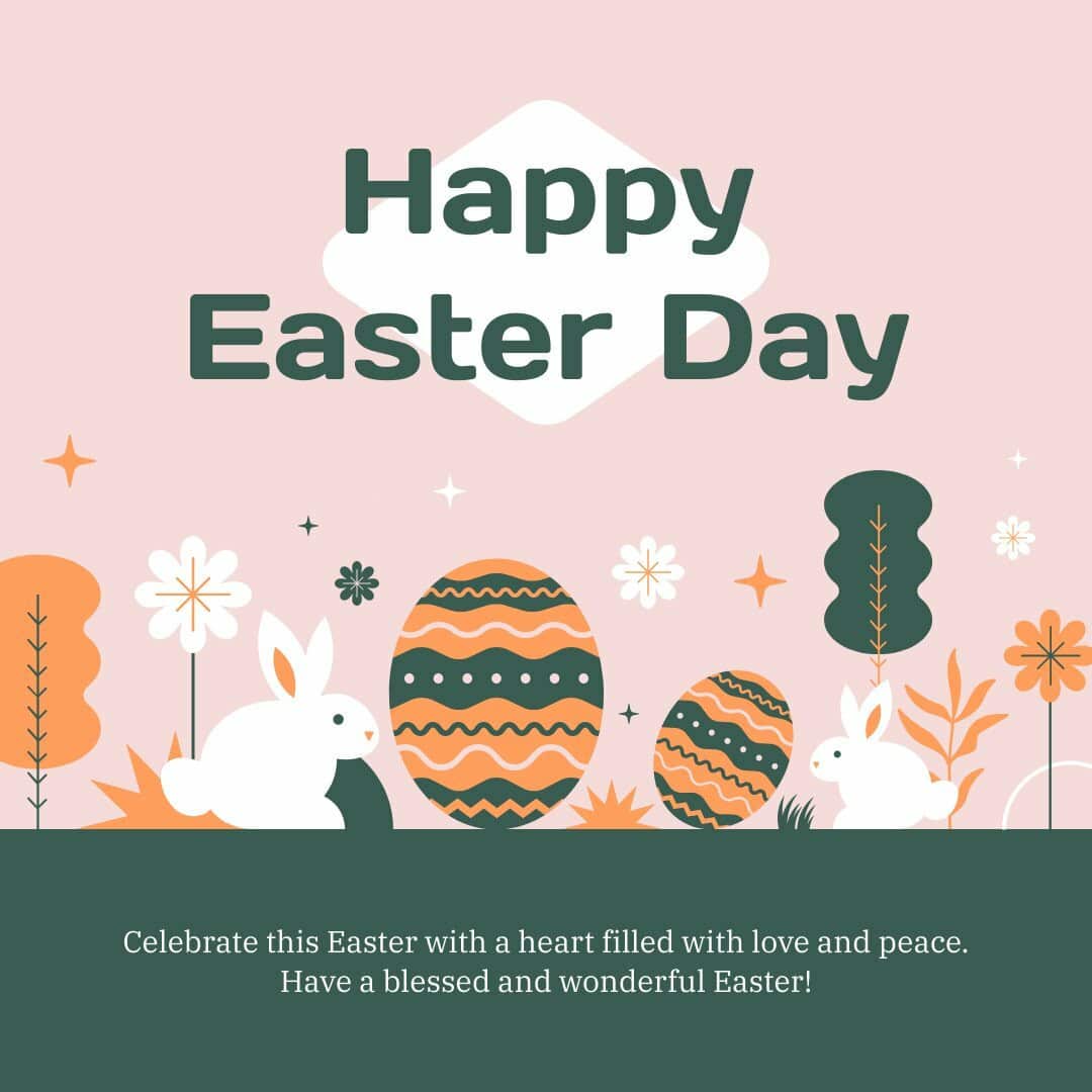 happy easter wishes instagram post