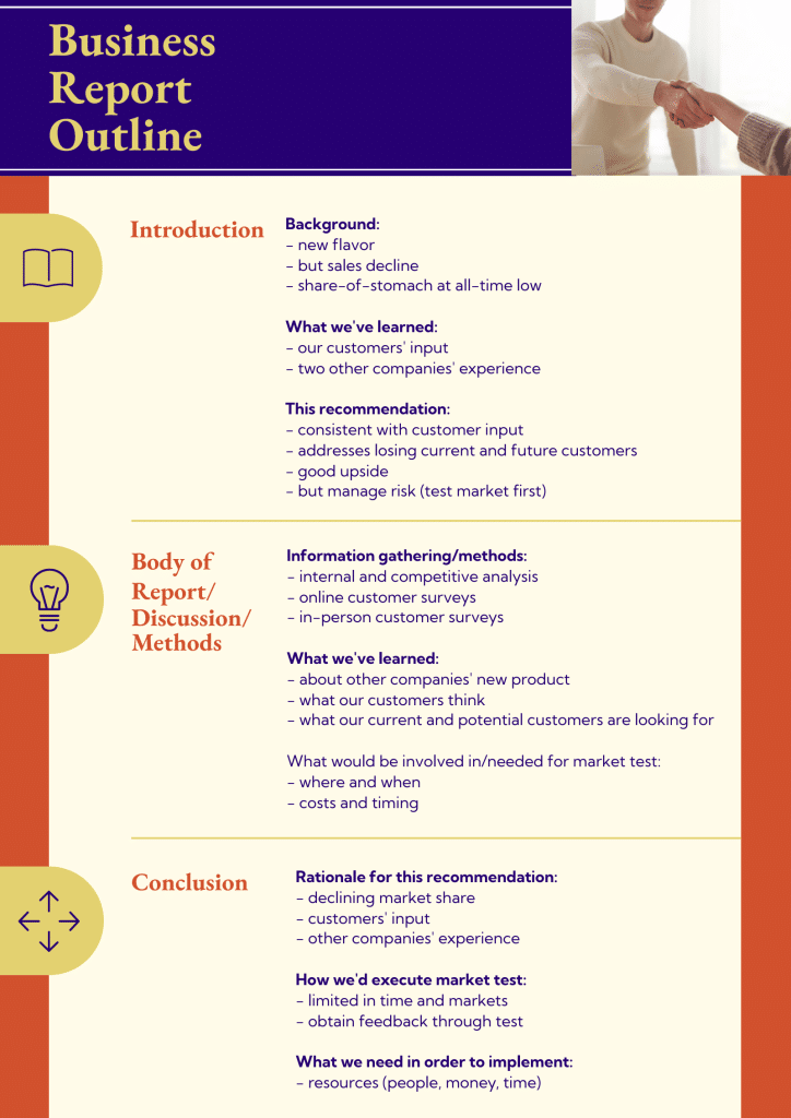 exemple de plan d'un rapport d'activité  