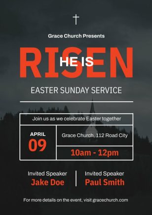 Modern Easter Flyer