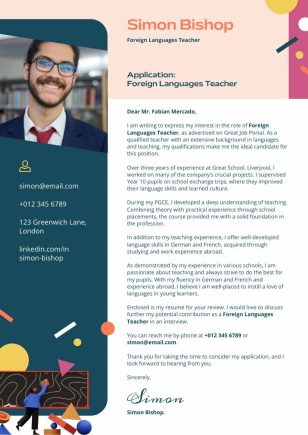 Teacher Cover Letter