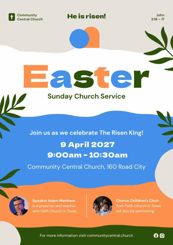 Church Easter Poster