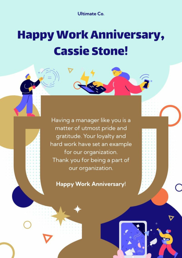 Job Anniversary Quotes