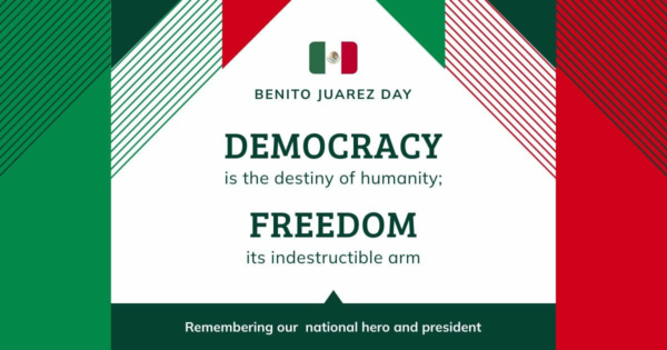 Benito Juarez Day Facebook Post