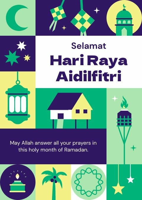 cute hari raya greetings