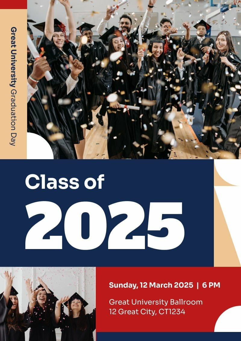 graduation party poster