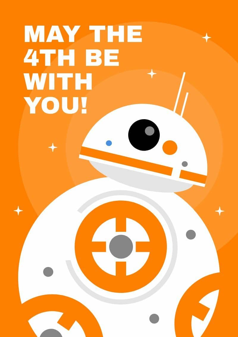 may the fourth be with you poster