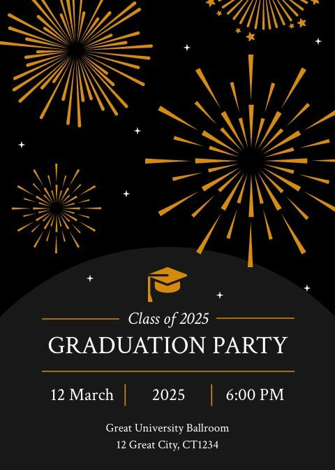 Graduation Celebration Invitation