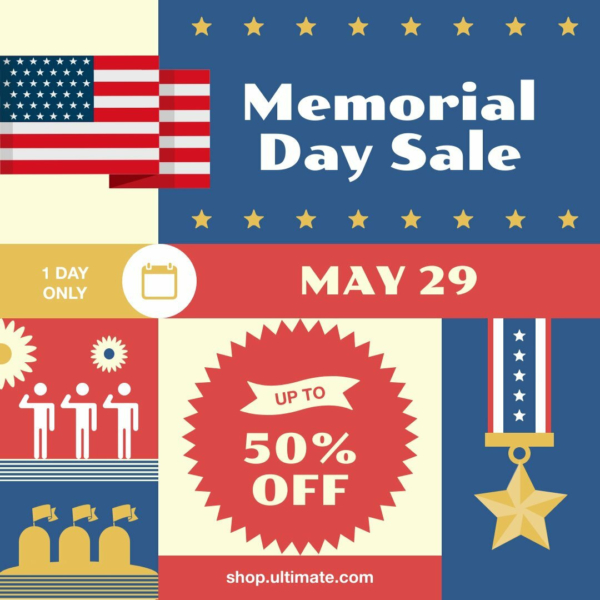 Memorial Day Sales Instagram Post