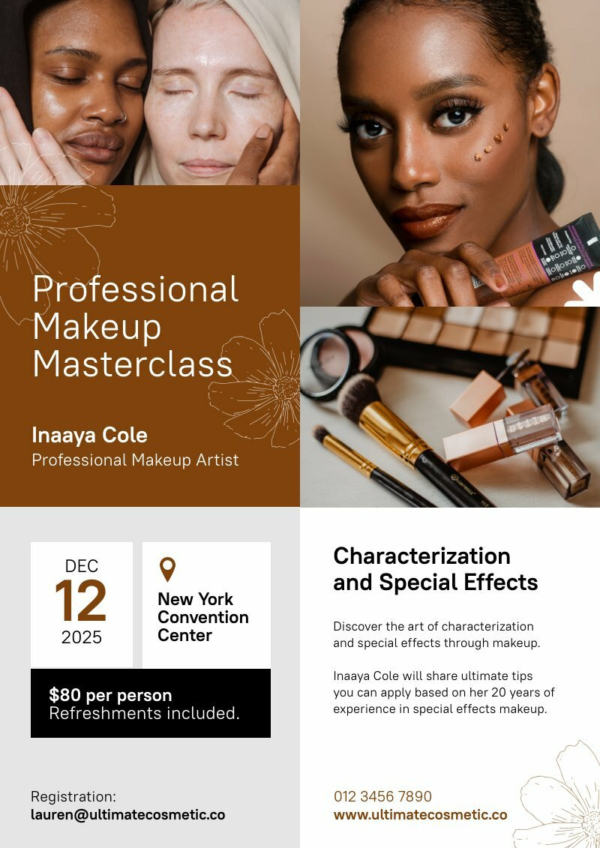 Makeup Classes Flyer