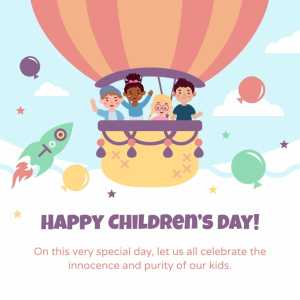 International Children’s Day Instagram Post