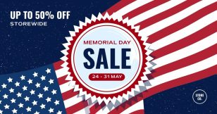 Memorial Day Deals Facebook Post