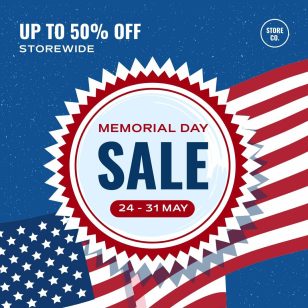 Memorial Day Deals Instagram Post