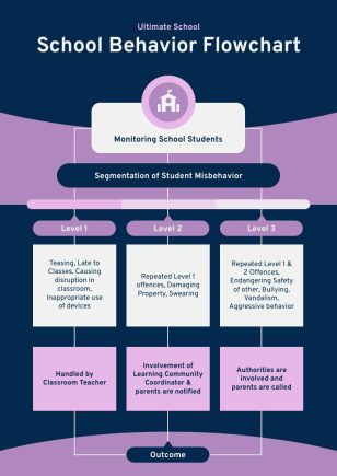 School Behavior Flowchart