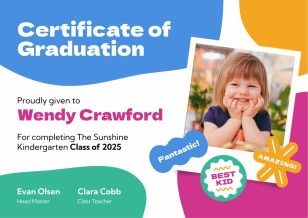 Pre-K Graduation Certificate