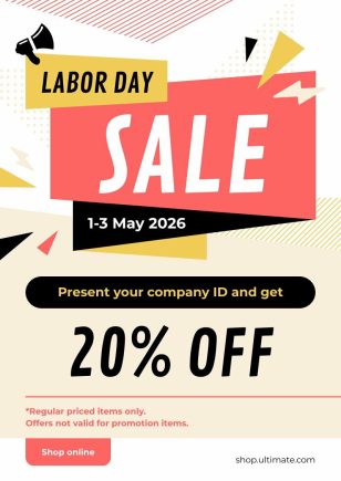 Labor Day Deals Flyer