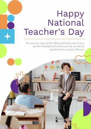 National Teacher Day Poster