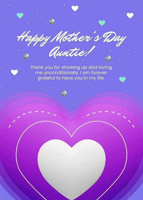 heart mother's day card