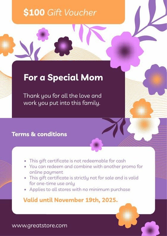 mom's have a special place gift card