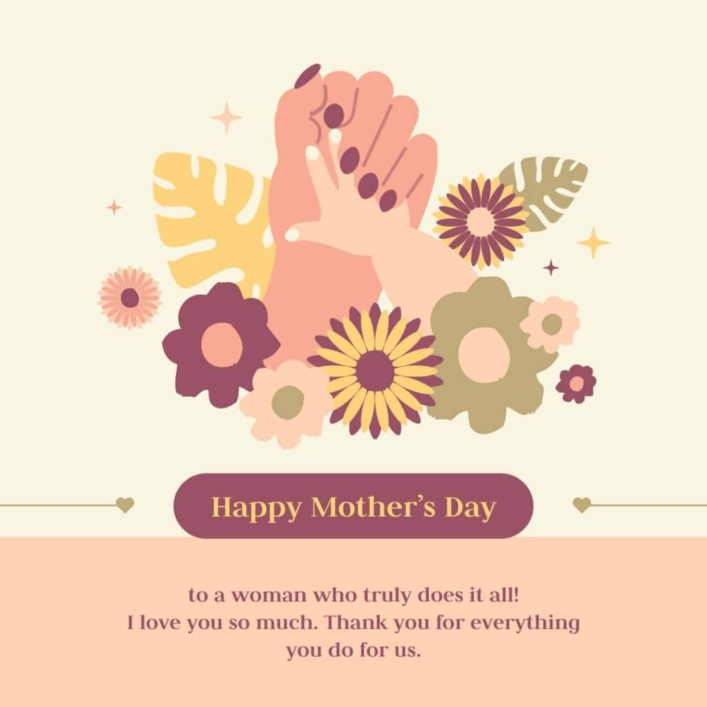 mother's day instagram post template