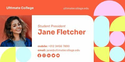 college email signature template