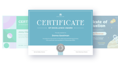 Certificate Templates