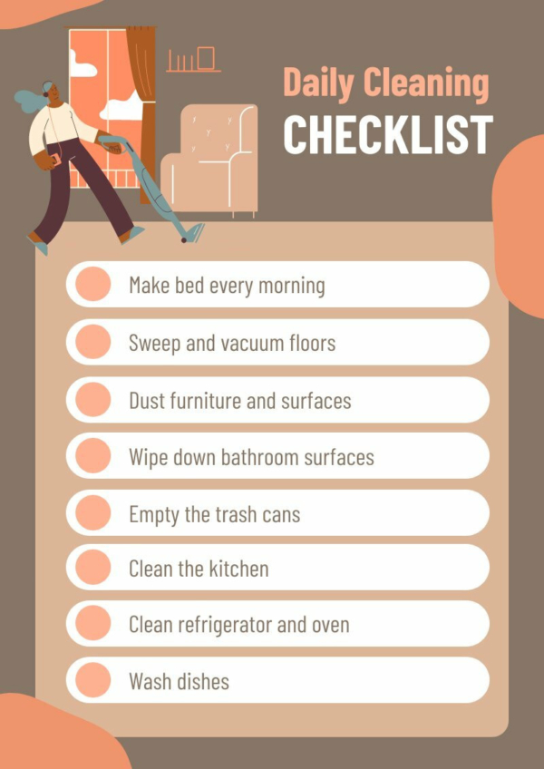 Cleaning Checklist