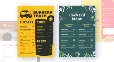 Menu Templates