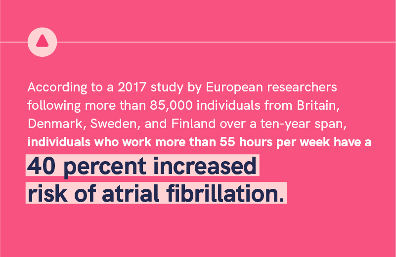 health risk for individual working long hour