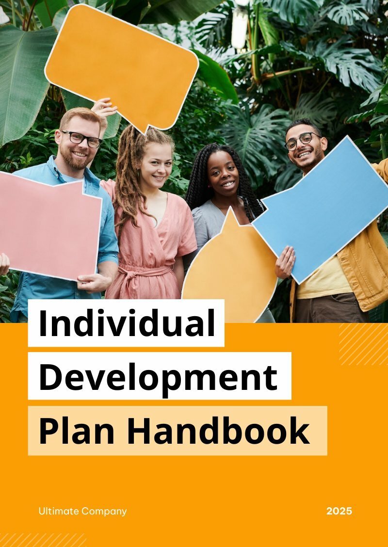 individual development plan handbook template to inform employees about the development plan all employees receive