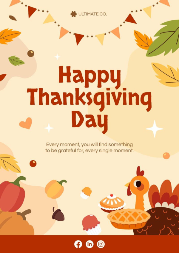 Happy Thanksgiving Day Poster