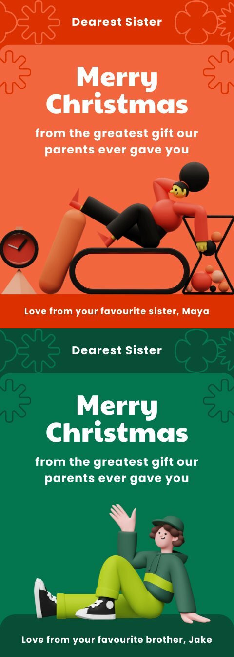 Merry Christmas Sister